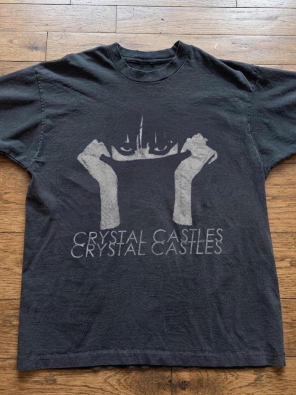 Crystal Castles Graphic Band Tee - Black